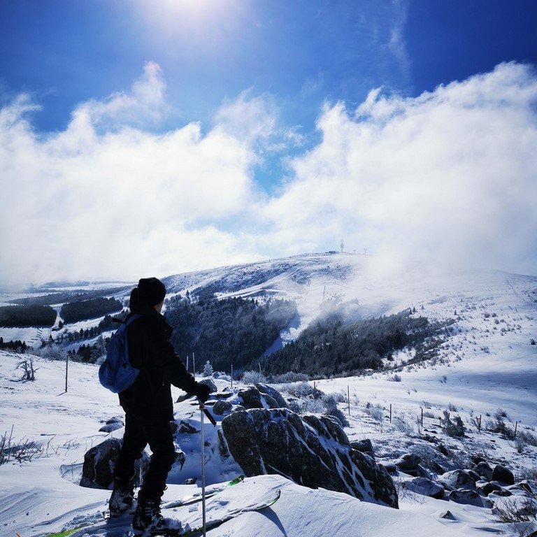 Ski de randon dans les monts du Forez