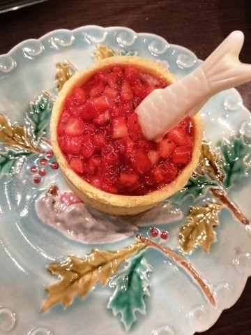 Dessert maison ,table d' hôtes